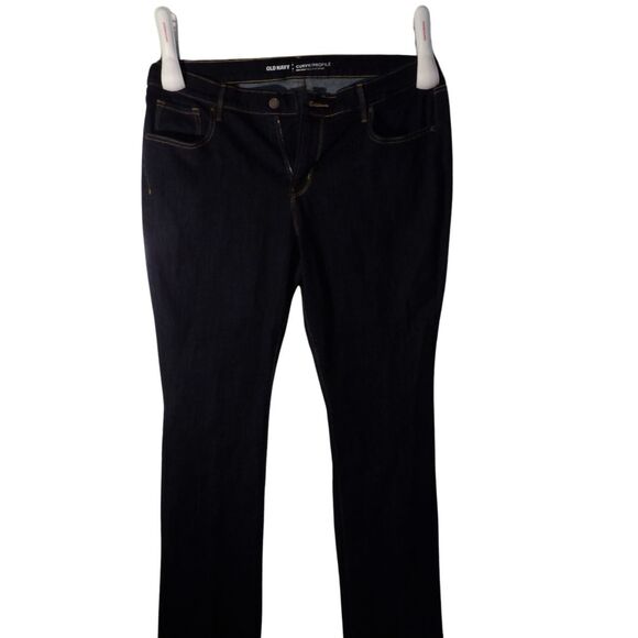 Old Navy Curvy Profile Mid-Rise/Taille Mi-Basse Denim Jeans - Size 16‎ - Picture 1 of 5